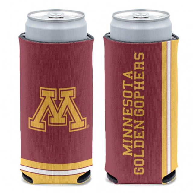 Enfriador de latas Minnesota Golden Gophers Diseño de lata delgada