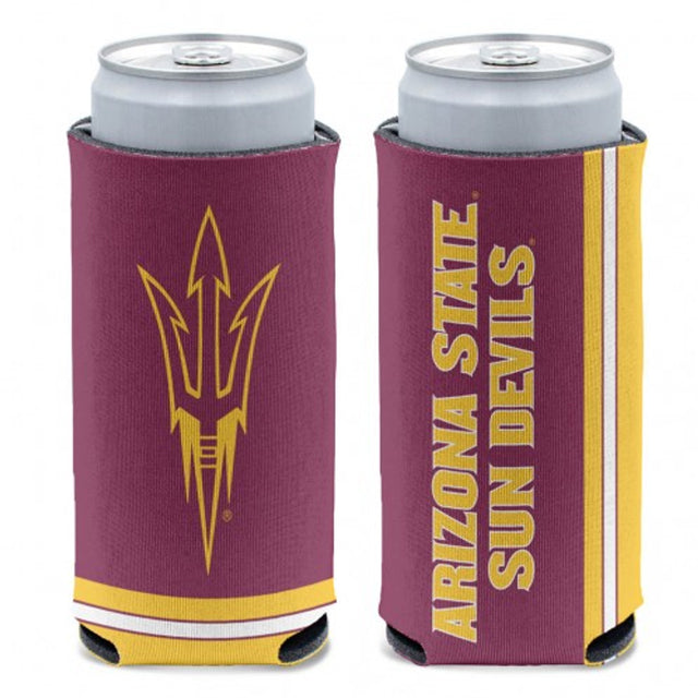 Enfriador de latas de los Arizona State Sun Devils con diseño de lata delgada