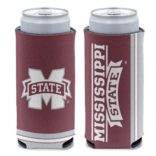 Enfriador de latas de Mississippi State Bulldogs con diseño de lata delgada