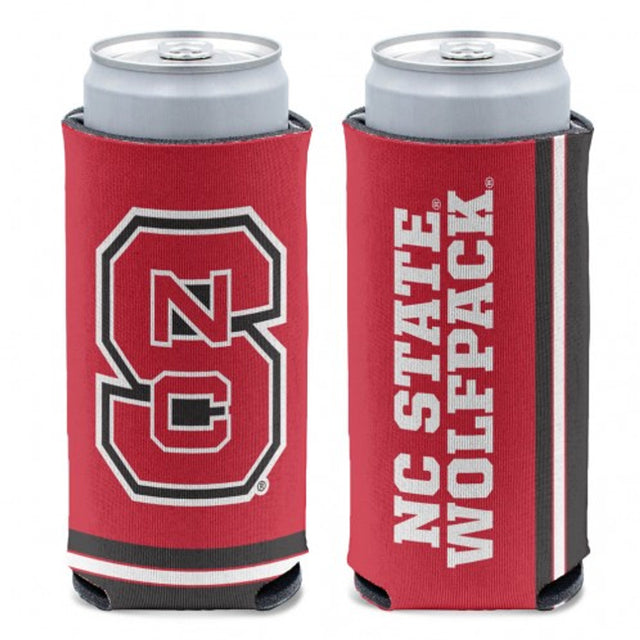 Enfriador de latas de North Carolina State Wolfpack con diseño de lata delgada