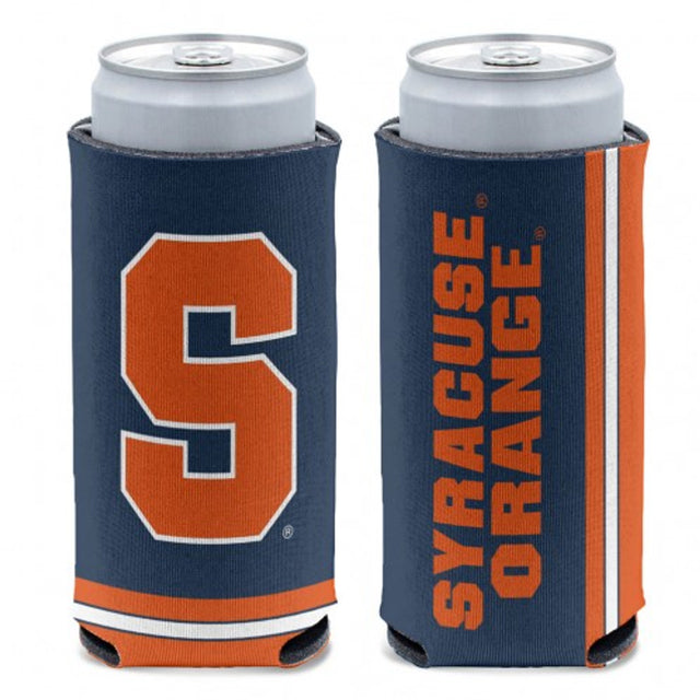 Enfriador de latas Syracuse Orange con diseño de lata delgada