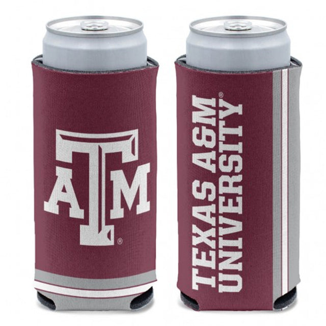 Enfriador de latas de Texas A&amp;M Aggies con diseño de lata delgada