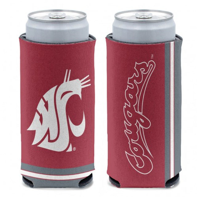 Enfriador de latas de los Washington State Cougars con diseño de lata delgada