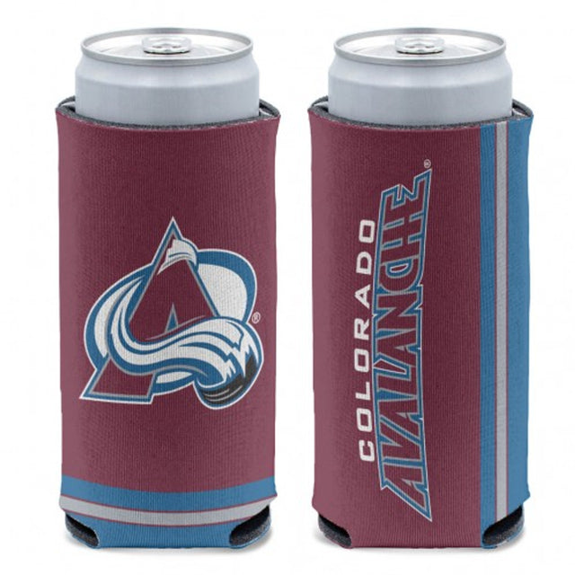 Enfriador de latas Colorado Avalanche con diseño de lata delgada