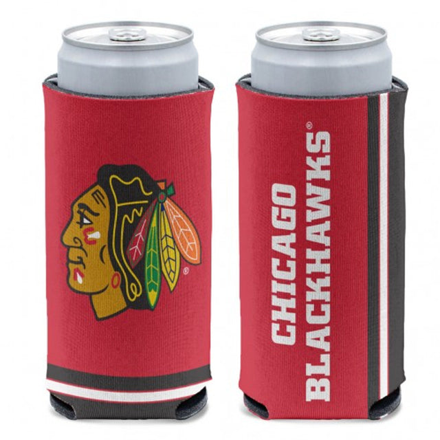 Enfriador de latas de los Chicago Blackhawks con diseño de lata delgada