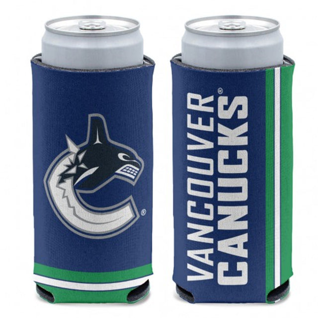 Enfriador de latas de los Vancouver Canucks con diseño de lata delgada