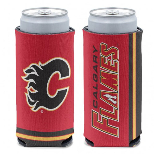 Calgary Flames Can Cooler Slim Can Design