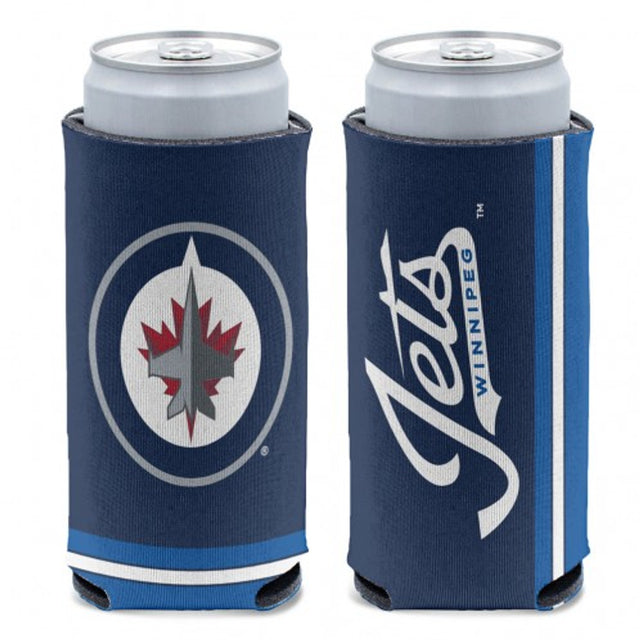 Winnipeg Jets Can Cooler Slim Can Design