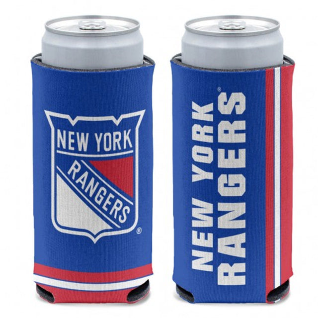 Enfriador de latas de los New York Rangers con diseño de lata delgada