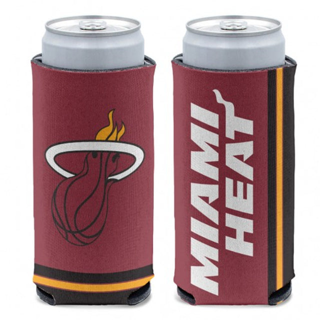 Enfriador de latas Miami Heat con diseño de lata delgada