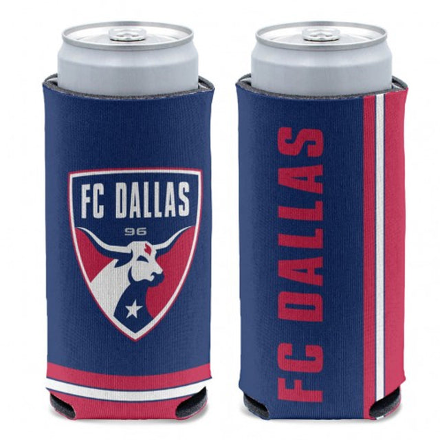 Enfriador de latas del FC Dallas con diseño de lata delgada