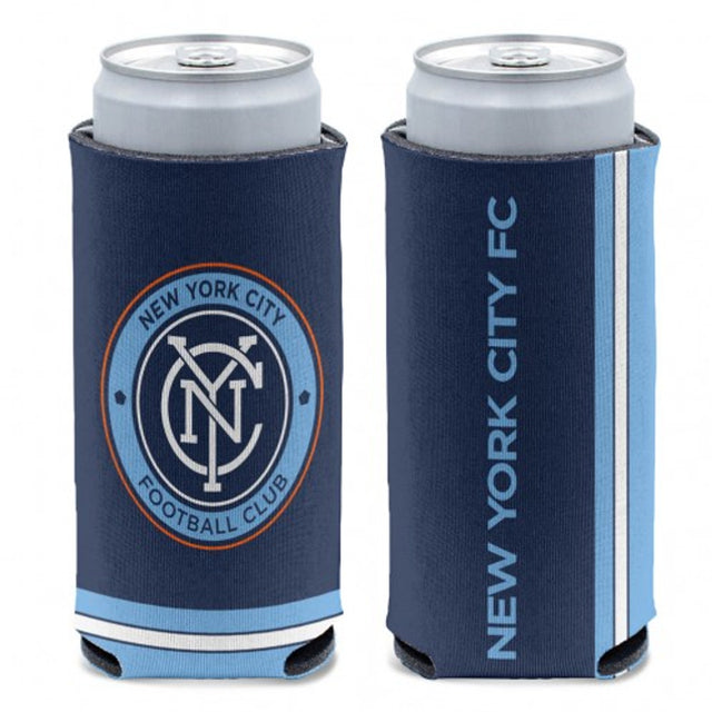 Enfriador de latas New York City FC con diseño de lata delgada