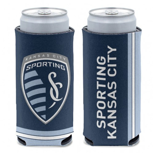 Enfriador de latas Sporting Kansas City con diseño de lata delgada