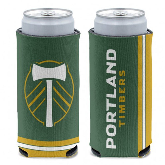 Enfriador de latas Portland Timbers con diseño de lata delgada