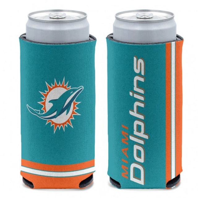 Enfriador de latas de los Miami Dolphins con diseño de lata delgada