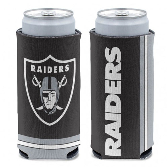 Enfriador de latas de diseño delgado de Los Vegas Raiders