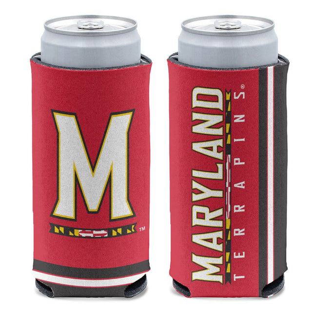 Enfriador de latas Maryland Terrapins con diseño de lata delgada