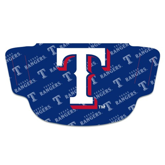 Máscara facial de los Texas Rangers Equipo para fanáticos