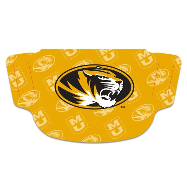 Mascarilla facial de los Missouri Tigers, equipo para fanáticos