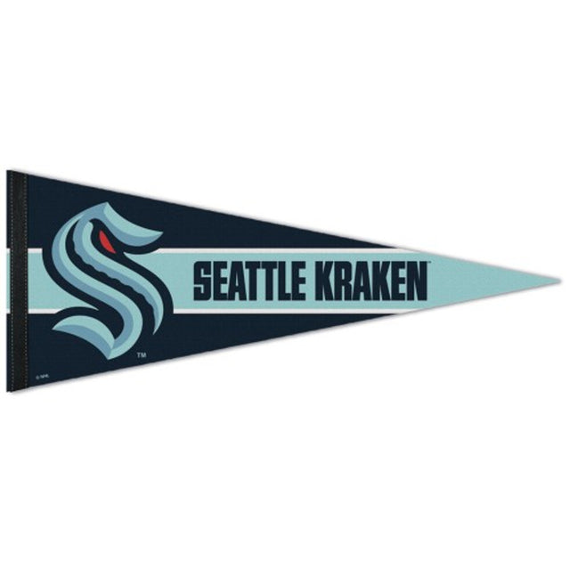 Banderín Seattle Kraken de 12 x 30, estilo premium