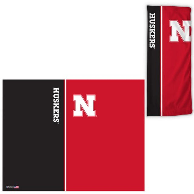 Mascarilla facial con diseño de fanático de los Nebraska Cornhuskers