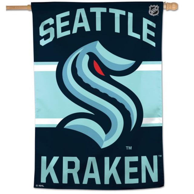 Pancarta vertical de Seattle Kraken de 28 x 40 pulgadas