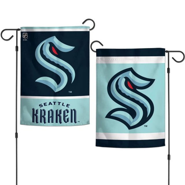 Bandera de Seattle Kraken de 12 x 18 pulgadas, estilo jardín, de 2 lados