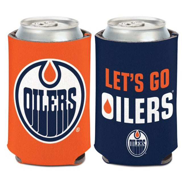 Diseño del eslogan del enfriador de latas de los Edmonton Oilers