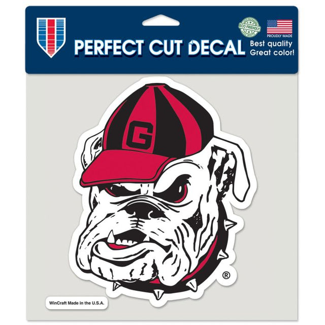 Georgia Bulldogs Perfect Cut Color Decal 8" x 8"