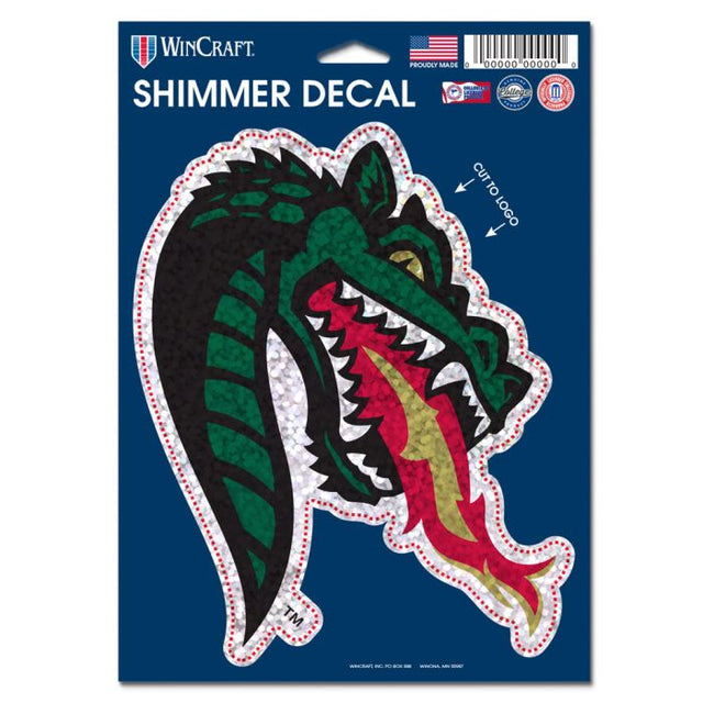 Alabama at Birmingham Blazers Shimmer Decals 5" x 7"