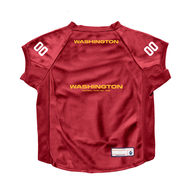 Camiseta elástica para mascotas del equipo de fútbol de Washington, talla grande para perros