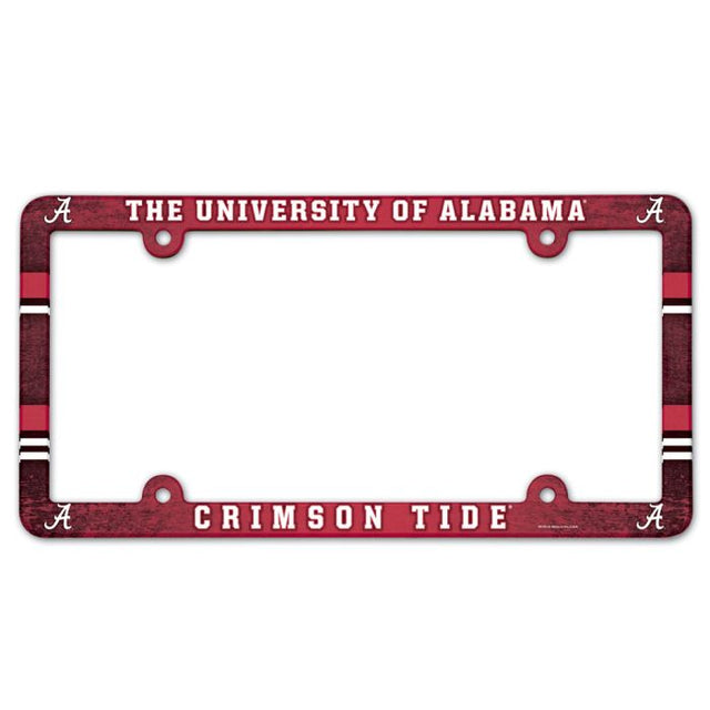 Alabama Crimson Tide Lic Plate Frame Full Color