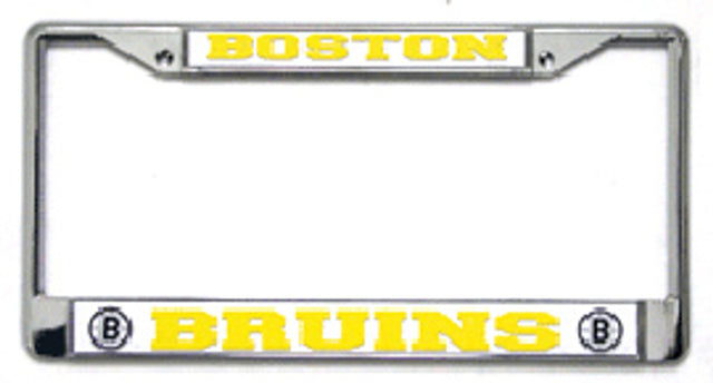 Marco de matrícula cromado de los Boston Bruins