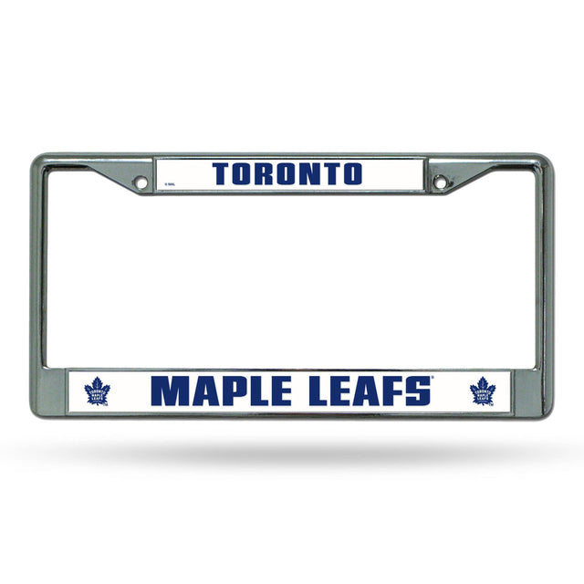 Toronto Maple Leafs License Plate Frame Chrome