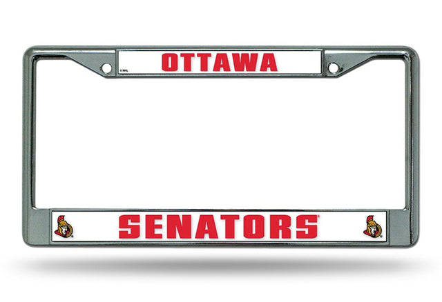 Ottawa Senators License Plate Frame Chrome