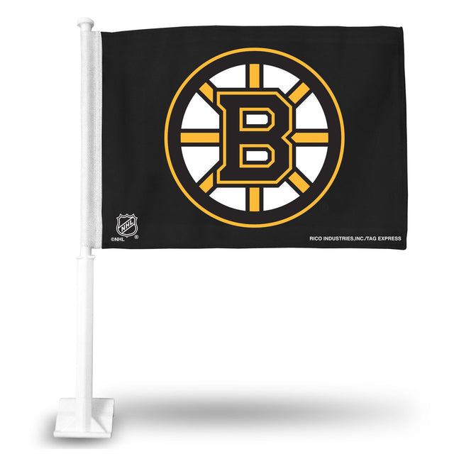 Coche con la bandera de los Boston Bruins