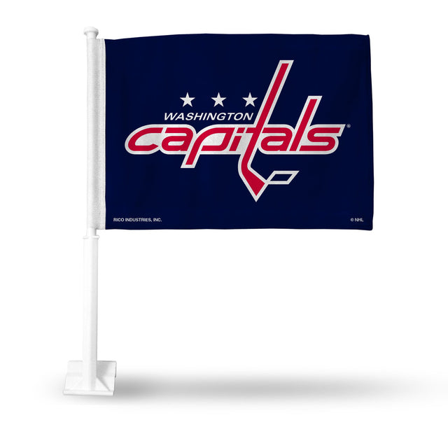 Automóvil con la bandera de Washington Capitals