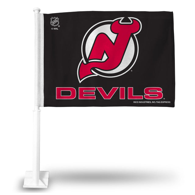 Coche con la bandera de los New Jersey Devils