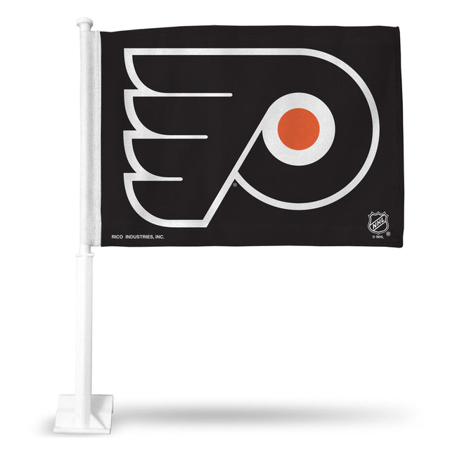 Coche con la bandera de los Philadelphia Flyers