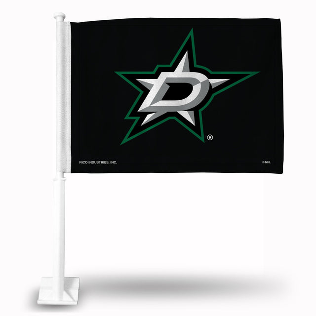 Coche con la bandera de los Dallas Stars