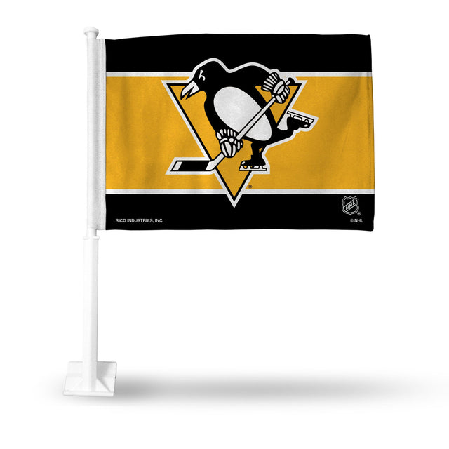 Bandera de los Pittsburgh Penguins para automóvil