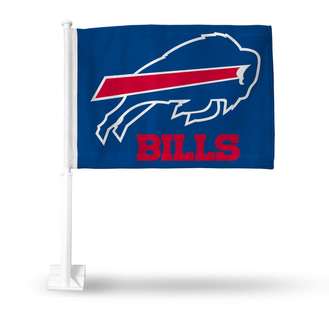 Coche con la bandera de los Buffalo Bills