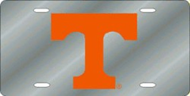 Matrícula de Tennessee Volunteers cortada con láser en color plata