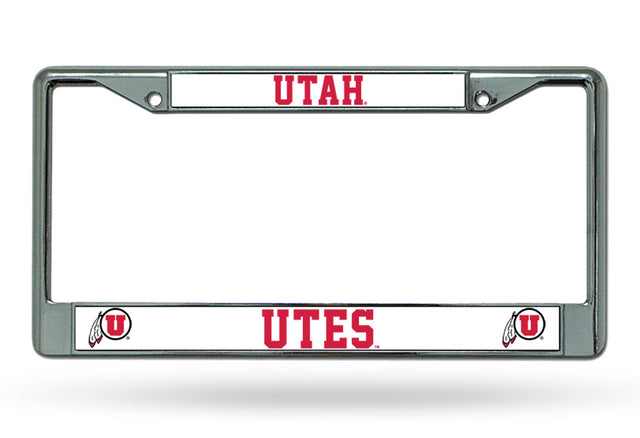 Utah Utes 牌照框镀铬