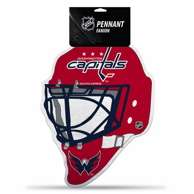 Banderín de Washington Capitals troquelado en tarjeta