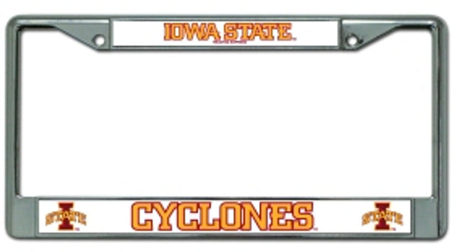 Marco cromado para matrícula de Iowa State Cyclones