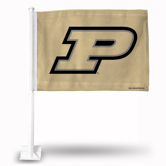 Coche con la bandera de los Purdue Boilermakers