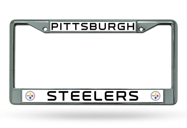 Pittsburgh Steelers License Plate Frame Chrome