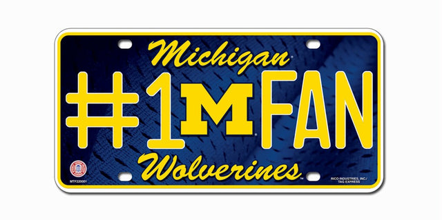 Matrícula de los Wolverines de Michigan n.° 1 para aficionados