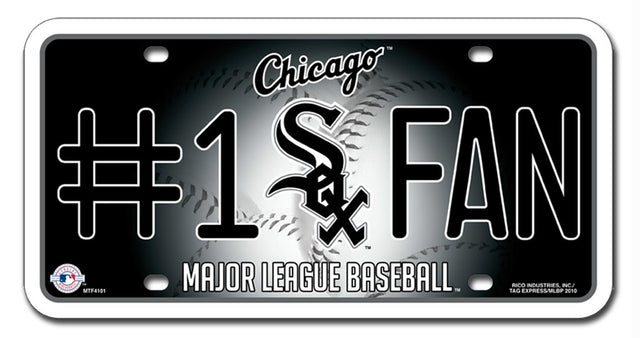 Matrícula de los White Sox de Chicago con número 1 de aficionado